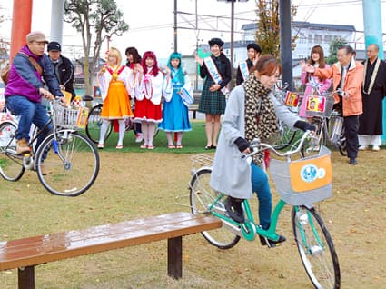 繖三観音を巡る「恋と縁結び」のレンタサイクル