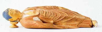 鎌倉時代の仏師、快慶の工房作?!全国的に珍しい釈迦の涅槃像