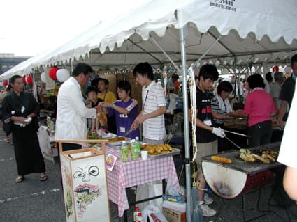 北海道から愛のまち交流で訪問 愛別町特産 富良野イエロー