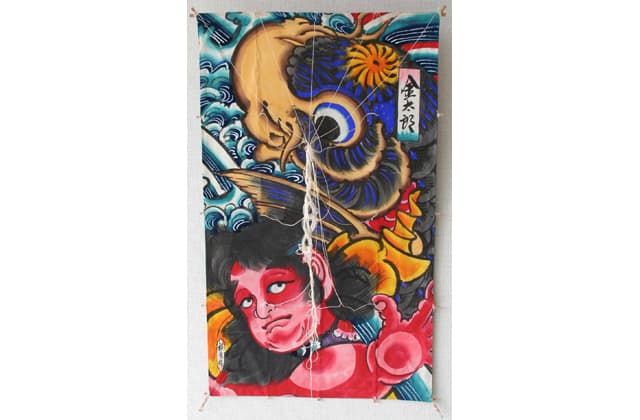 もうすぐ端午の節句 空泳ぐ鯉の凧展