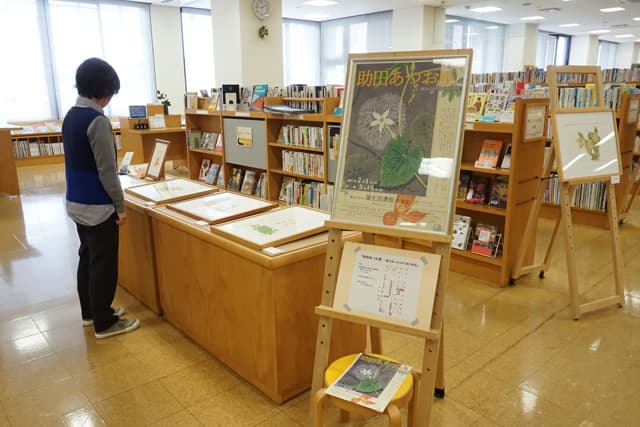 魅力的な草花のガリ版作品「助田あつお展」開催中