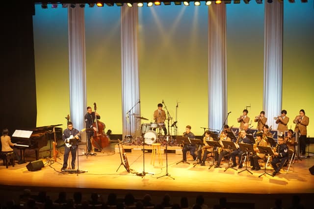 米国空軍太平洋音楽隊が来市