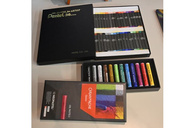 オイルパステルで描く チョークアートで世界を巡る旅展