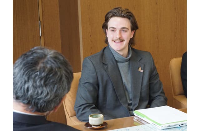 北ミシガン大学のライアンさん帰国「若い人にこの経験を伝えたい」