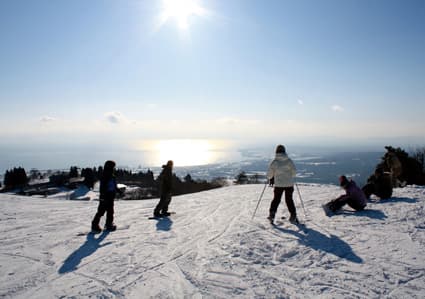 箱館山スキー場など3スキー場 スタンプラリーキャンペーン実施