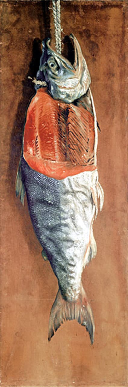 近代洋画の開拓者「鮭」の高橋由一を紹介