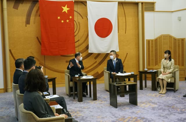 中国特命全権大使が知事を表敬