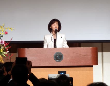 林・民主県連代表 大津で新春の集い