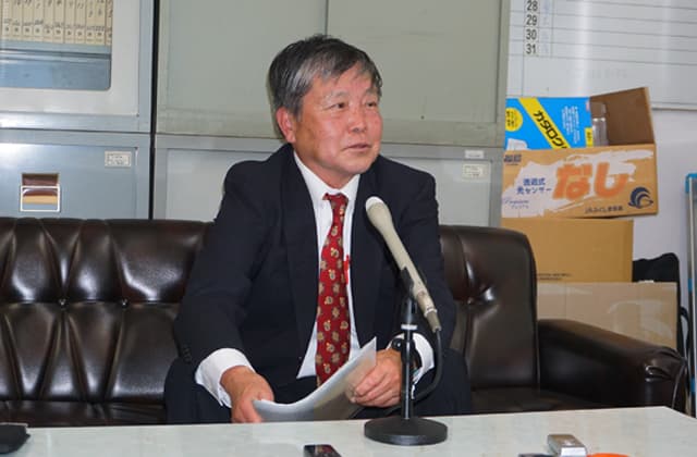 竜王町長選 畑明郎氏が立候補を表明