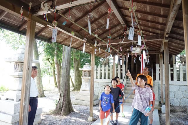 桜川西町の子守勝手神社 風鈴まつり開催中
