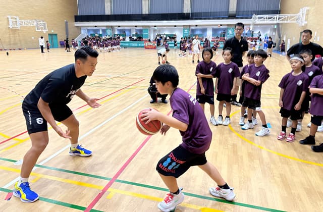 プロバスケチーム レイクス選手の直接指導