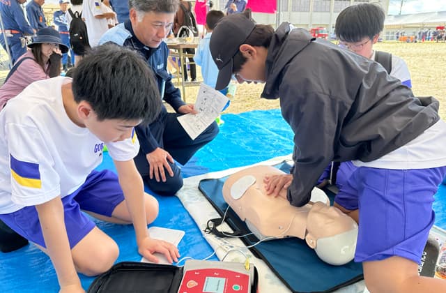 地域のつながりが防災の力 五個荘地区で防災訓練