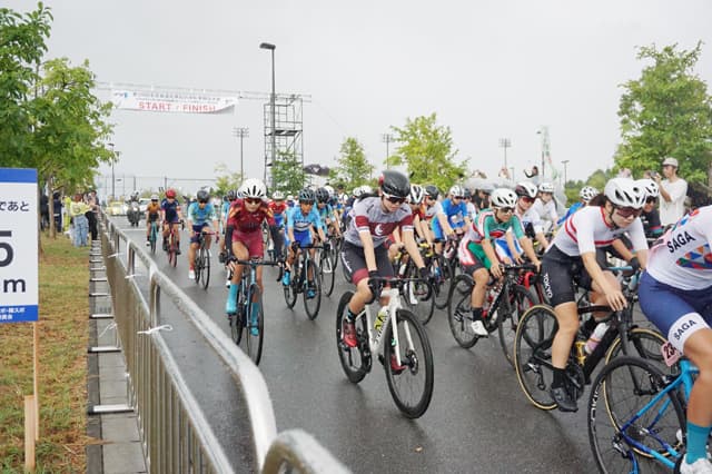 走り抜ける!国スポ自転車リハーサル大会