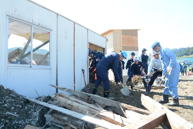 官民連携で災害救助