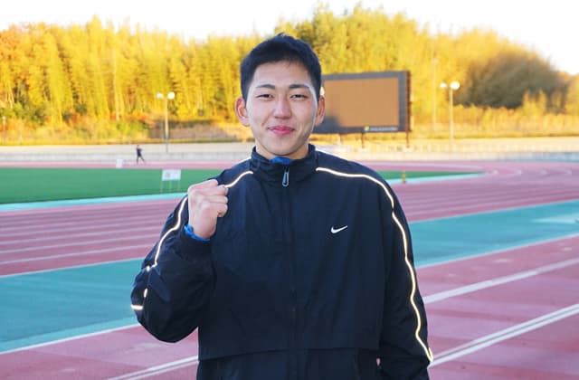 陸上800の日本記録保持者 滋賀学園高の落合晃選手