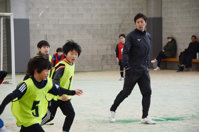 元日本代表 加地亮さんが講師に