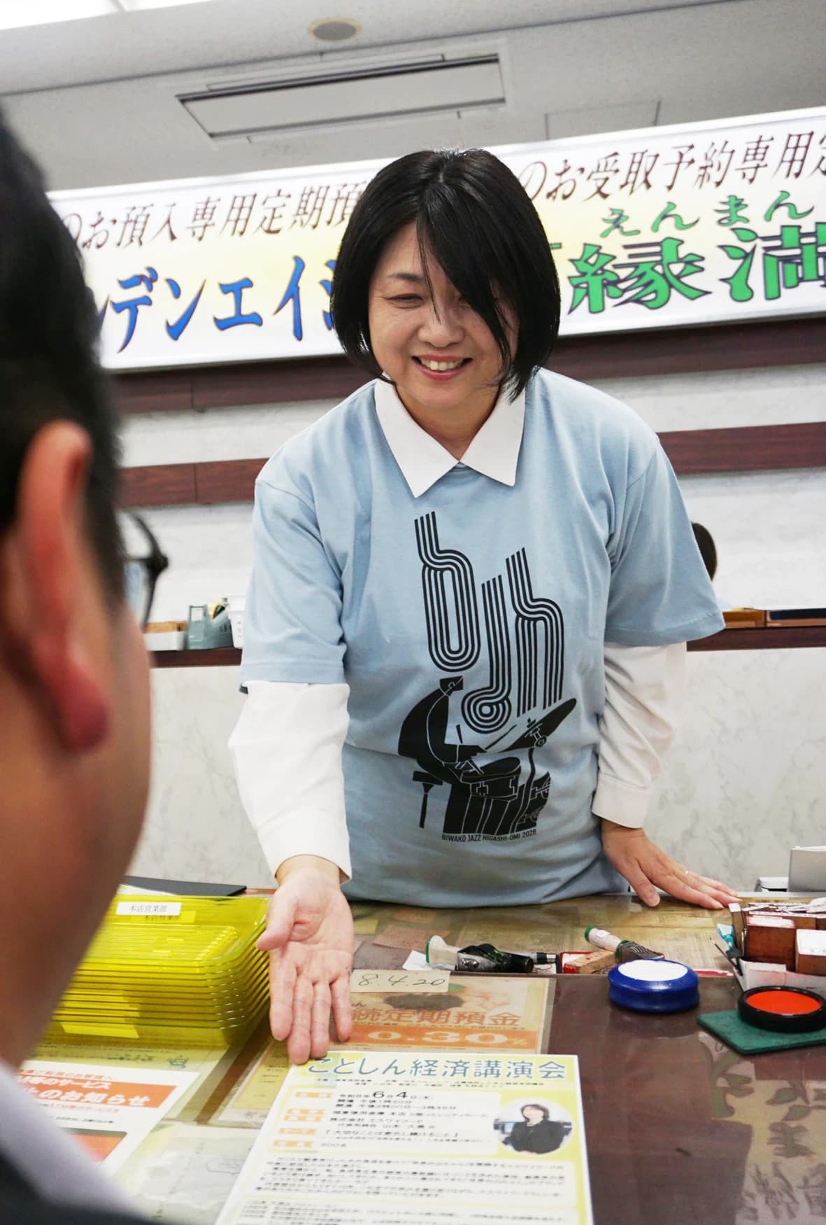 今週末は「びわこジャズ東近江」公式Tシャツで機運上々
